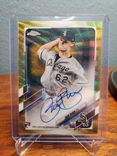 2021 Topps Chrome Zack Burdi RC Auto Gold Wave /50