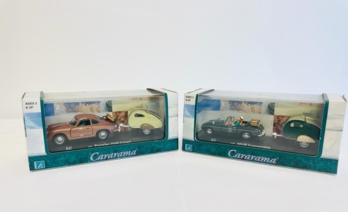 2 vehículos fundidos a presión para autos y caravanas Cararama. Modelo de autos