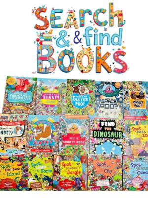 Search and find books for children Activity books boys girls NEW