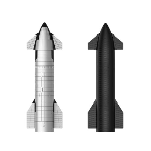 Spacex Starship Rocket Model Nasa Toy With Metallic Texture Spacex Starship Rocket Model Nasa Toy With Metallic Texture