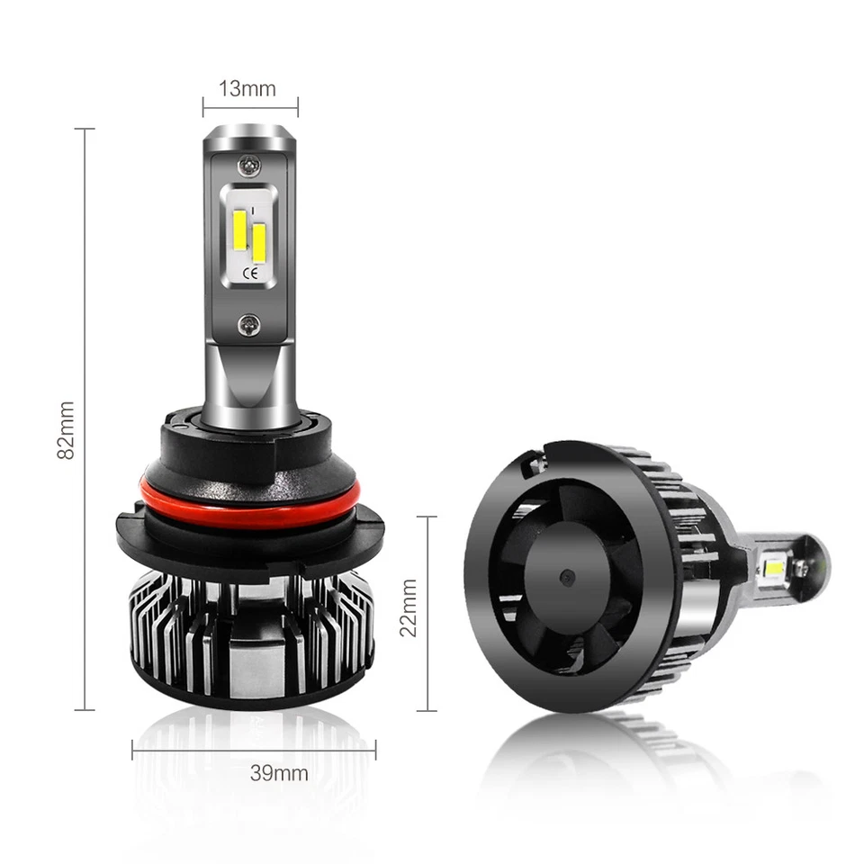 Allá Lighting LED 9004SB Bombilla Faro Portabrocas Extraíble Ajuste EZ, Viga Ajustable Foto 4 de 4