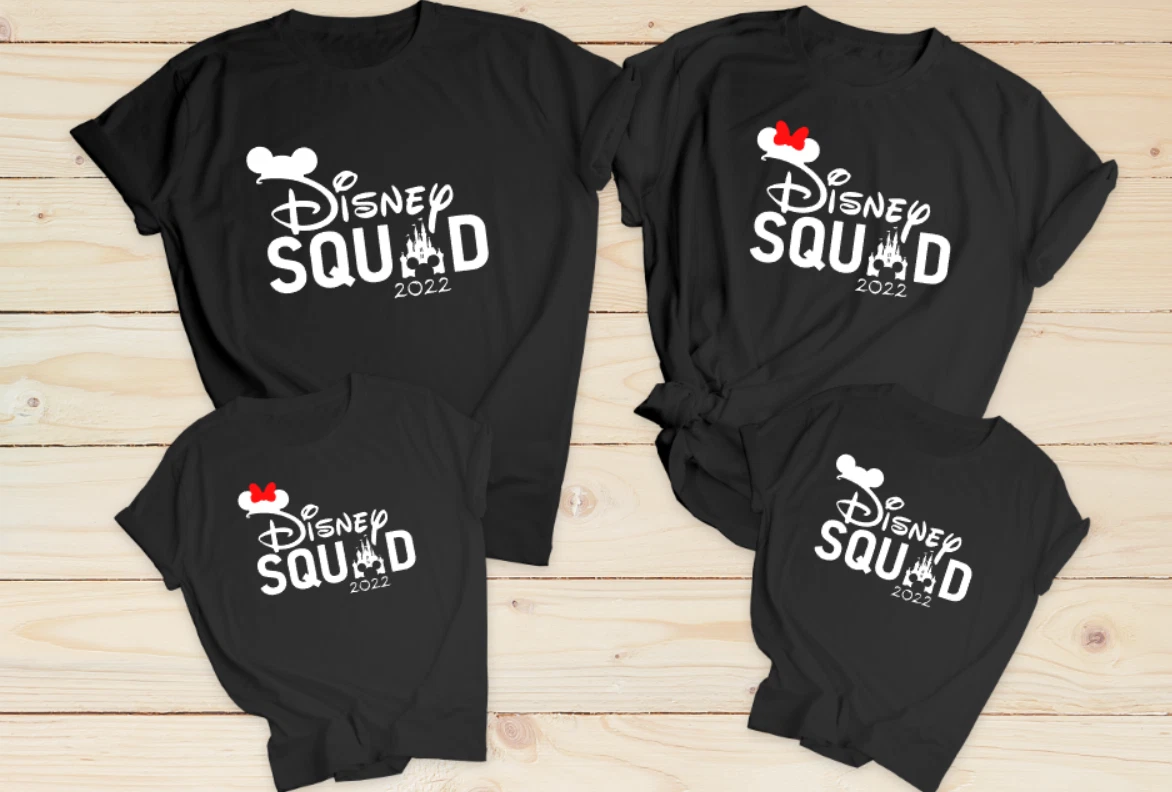 Disney squad sales shirts