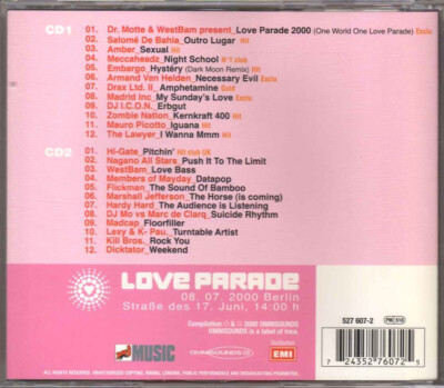 Compilation - Love Parade 2000 - One World One Love Parade - 2 CD