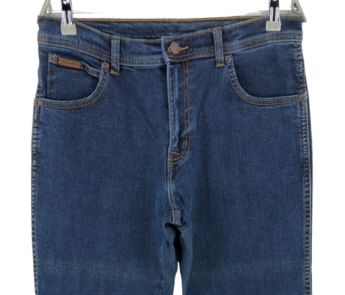 WRANGLER Men Texas Stretch Straight Regular Jeans Size W33 L36 - GG6 - Picture 3 of 9