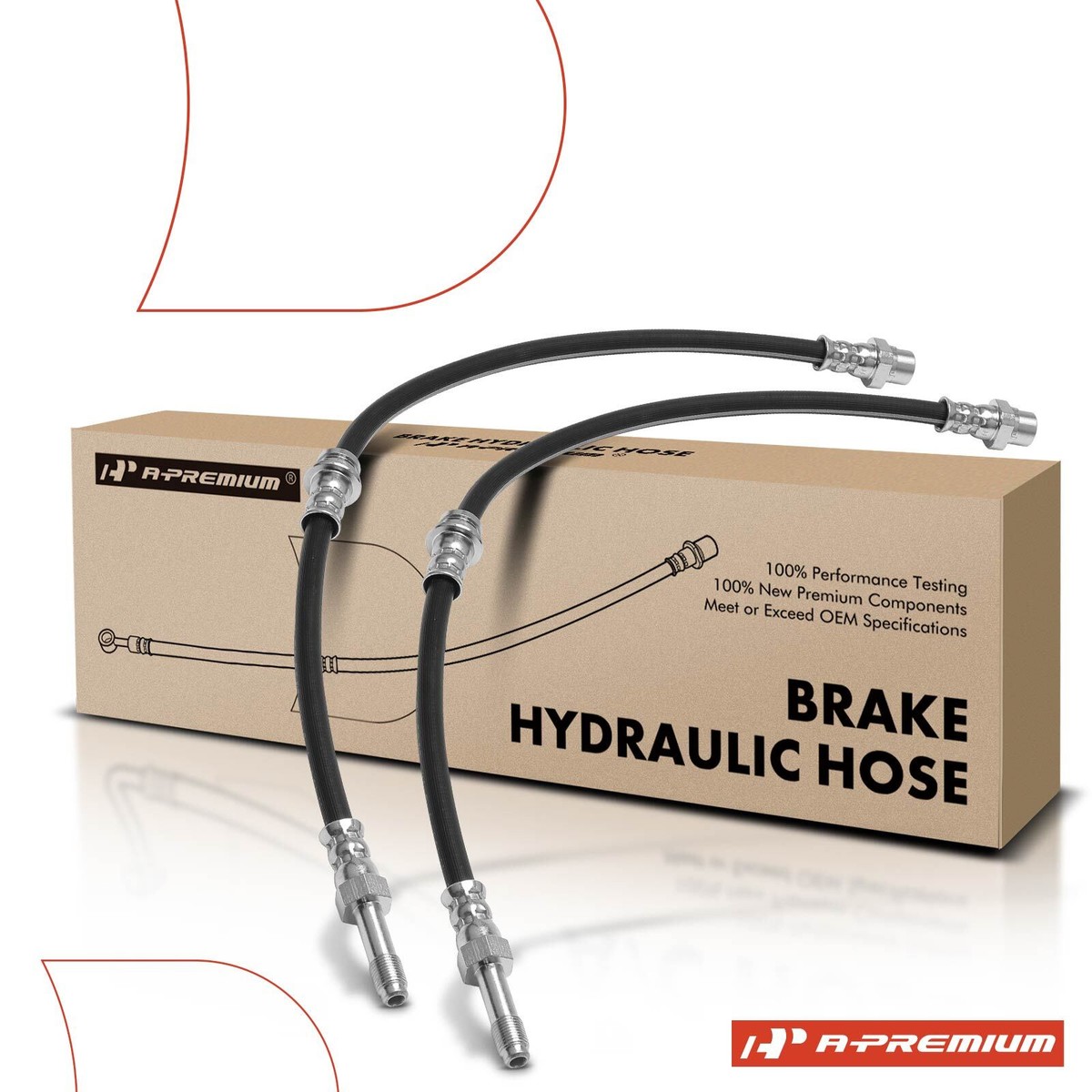 2x Brake Hydraulic Hose Rear L&R for BMW E36 E46 318i 323i 2x Brake Hydraulic Hose Rear L&R for BMW E36 E46 318i 323i
