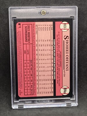 Shohei Ohtani RARE REFRACTOR INVESTMENT CARD TOPPS CHROME DODGERS