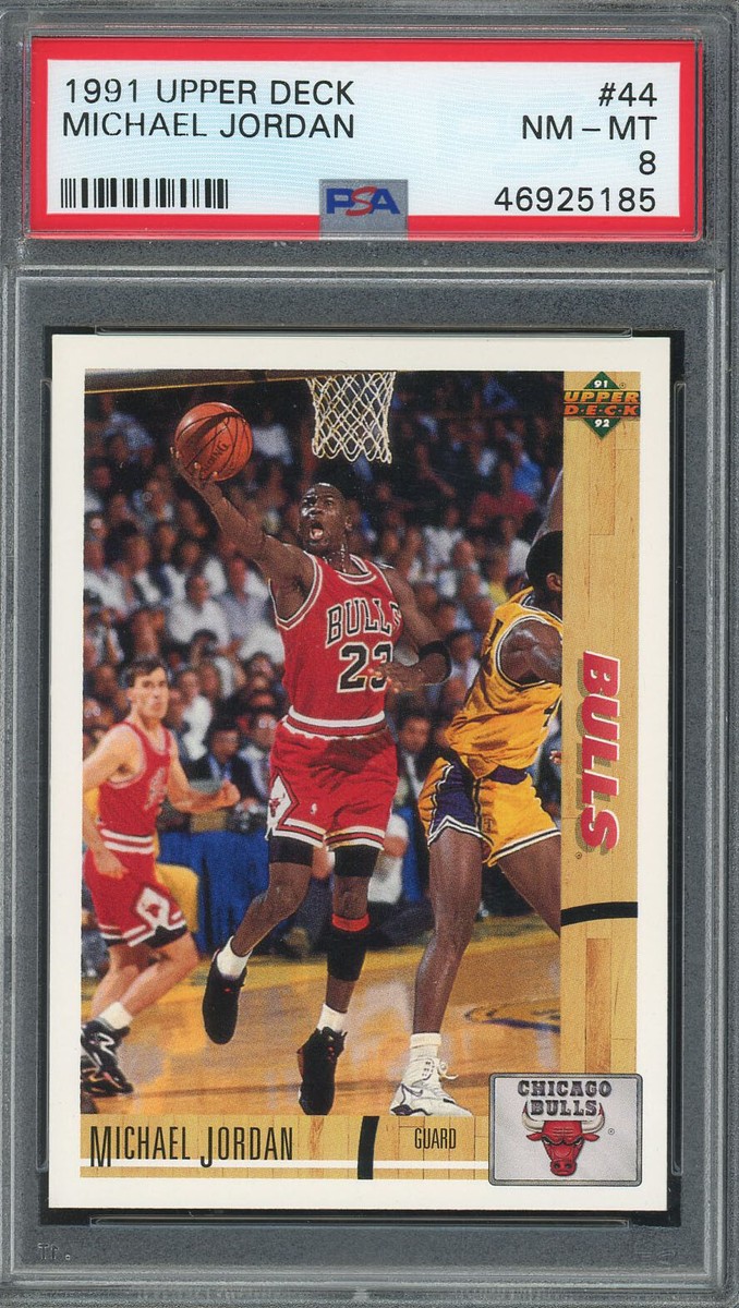 Michael Jordan 1991 Upper Deck Basketball Card #44 Graded