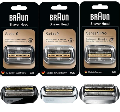 Series 9 Replacement Shaver Head Cassette 92B 92S 94M for Braun Electric Razors