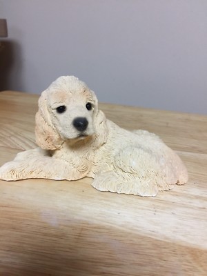 LIVING STONE GOLDEN RETRIEVER PUPPY WITH STICK,  ITEM  54050