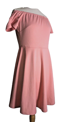 empire waist skater dress Womens V Neck Short Sleeve Casual Flare Knee Length Empire Waist Skater  Dress XL