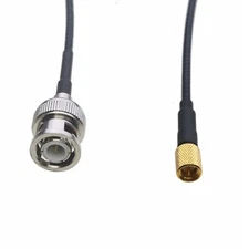 BNC male to 10-32 Coaxial Plug 3~10FT AI Cable For NI Microphone Accelerometer