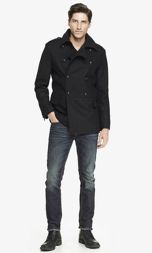 MILITARY PEACOAT COAT 