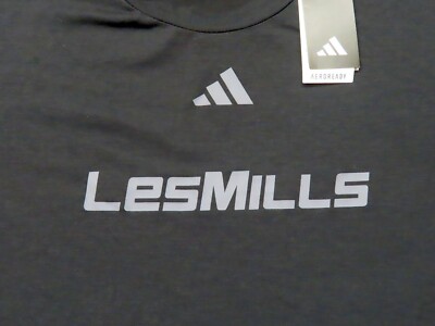 adidas Men's Les Mills Graphic T Shirt Black Sz 3XL NWT | eBay