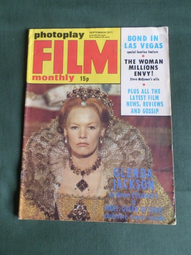 PHOTOPLAY UK FILM MAG- SEPT 1971 - STEVE MCQUEEN - GEORGE C SCOTT - BOND
