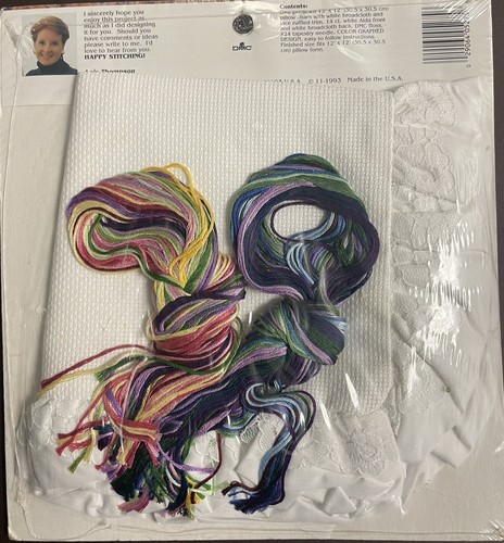 KIT DE PUNTO DE CRUZ Designs For The Needle BOUQUET ALMOHADA RELIQUIA TESORO #5275 - Imagen 6 de 13