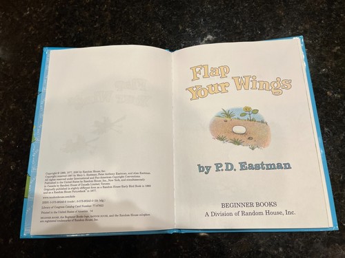 Dr. Seuss beginner book Flap your Wings by P.D. Eastman hardcover 6.75 ...