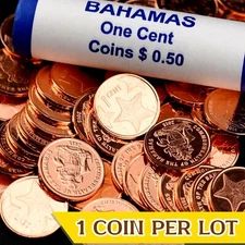 2009-2015 Bahamian 1 Cent Coin (km218.2) - UNC, Coin from Bahamas! 🇧🇸