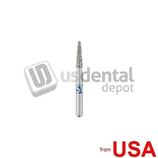 SS-WHITE - Piranha Diamonds FG #856.016 Medium  Grit , Round End Taper, S 400423