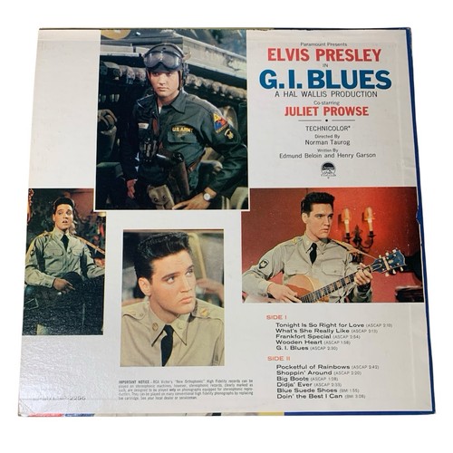 Elvis Presley G.I. Blues LSP-2256 RCA in Living Stereo Vinyl Album LP - Bild 4 von 10