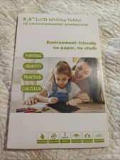 NEW 8.5” LCD Writing Tablet Electronic Drawing Board With Stylus – Erasable, Eco