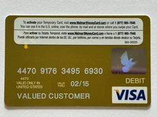 Walmart Money Card▪️Debit Card▪️Not Credit Card▪️Exp 02/2015▪️Activation Sticker