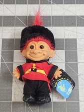 Russ Berrie Troll Doll My Lucky Troll From England British Royal Guard New Tag