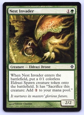 Nest Invader 201 Rise of the Eldrazi Magic: The Gathering MTG NM