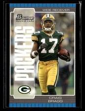 2005 Bowman #214 Craig Bragg Rookie Card Green Bay Packers. rookie card picture