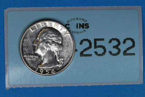 1954 25C WASHINGTON SILVER QUARTER DOLLAR PROOF RAW-2532