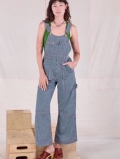Big Bud Press Carpenter Overalls in Railroad Size L