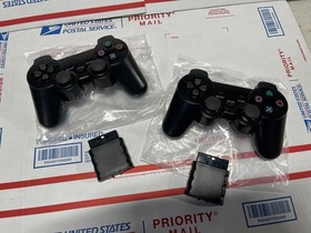 SONY Playstation 2 PS2 Console Complete Video Game System WORKING +2 Controllers