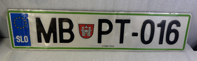 Slowenien Slowenisches Euro Nummernschild Maribor (MB)