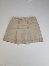Old Navy Girls S 6-7 Khaki Skort Uniform Skirt With Built In Shorts School