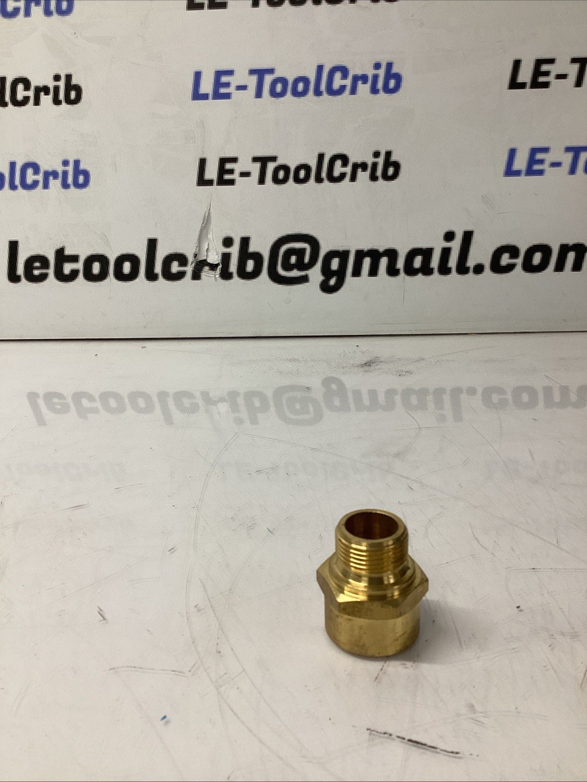 Brass Reducing Adapter 1” Male NPT x 1¼” Female NPT Hex Bushing Fitting Q-137