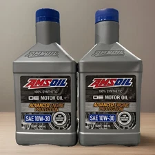 AMSOIL 100% Synthetic OE Motor Oil Advanced Engine Protection SAE 10W-30 1 Quart