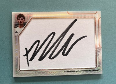 Dtl Maurice Krattenmacher 1/1 Auto Futera Fans Selection 2025 first 1/1