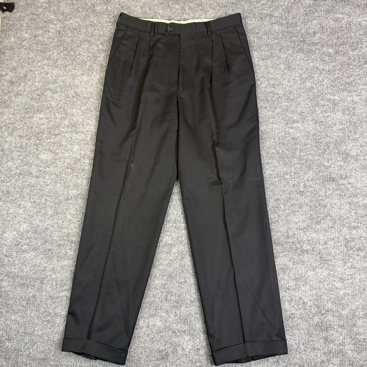 Wool Black Ermenegildo Zegna Pants for Men for sale | eBay