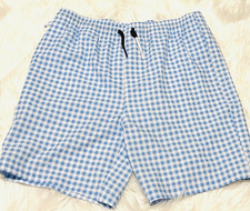 Southern Tide Swim Trunk Shorts Boys Size XL 16 Baldwin Gingham Plaid Check