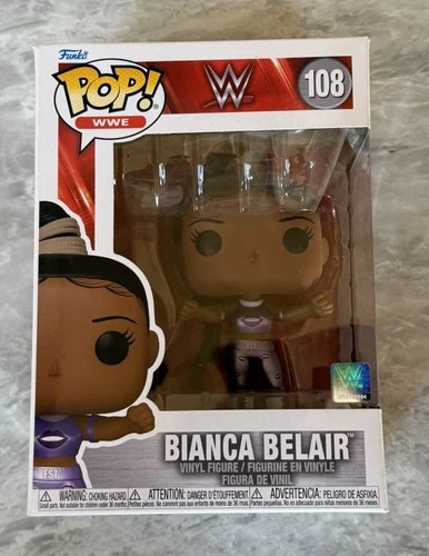 Funko POP! WWE Bianca Belair #108 Vinyl (Purple Suit) Wrestling Figure