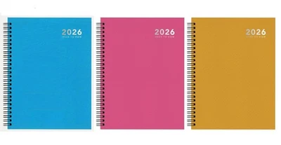 TALLON 2026 A5 Week To View Diary Organiser Spiral Bound Hardback Planner Journal