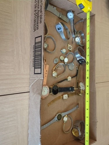 Vintage Watch Lot. Timex, Benrus, And More! Gold Filled Rolled Gold 1/20th 10k