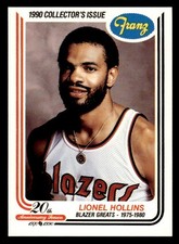 Lionel Hollins 1989-90 Fleer Franz #12 Portland Trail Blazers ESE