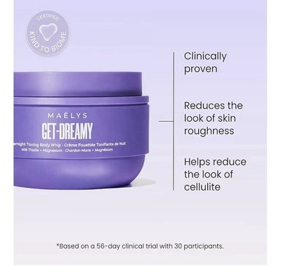 MAËLYS GET-DREAMY Overnight Toning Whip Cellulite Cream &Skin Tightening Support
