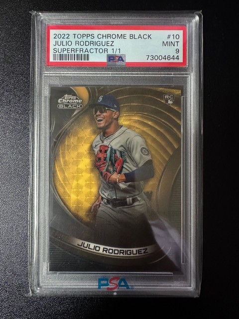 Julio Rodríguez 2022 Topps Topps Chrome Rookie SuperFractor