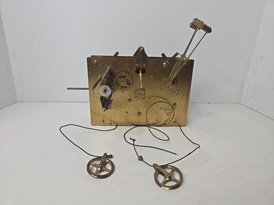 #ad Vintage Howard Miller Clock Movement Brass For Parts 1161 850 $40.00