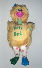 DIRTY DERD RUSS BERRIE PLUSH VINTAGE DEVIL BIRD