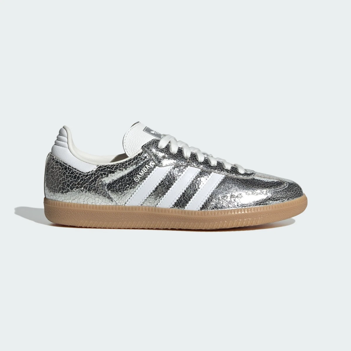 adidas Samba OG White Silver Metallic Grey W for sale | eBay