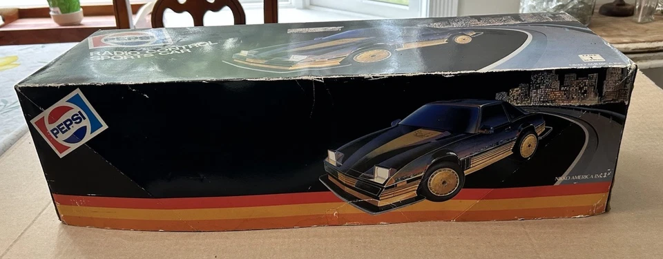 Nikko Pepsi RC Sports Car Firebird 1980s w/ Box WORKING Vintage Radio Control - Image 3 of 4