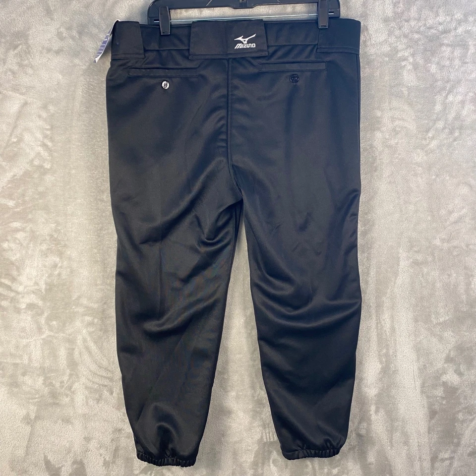 Mizuno Women's MVP Pro Pant Black Baseball Softball Pants L NWT - Image 4 of 4