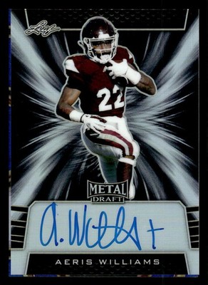 Aeris Williams 2019 Leaf Metal Draft #BA-AW2 Black #/15